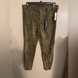 Liverpool Abby Ankle Pants Tuscan Olive 12/31 NWT